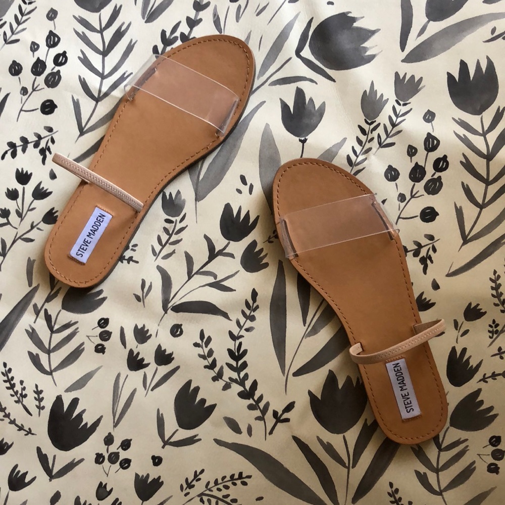 Steve Madden clear sandal